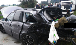 Śmierć na autostradzie. Kierowca nie zdążył uciec